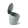Mepal Kitchen Tools & Utensils^Calypso Counter Top Food Waste Bin, 2.2 Litre, Nordic Sage