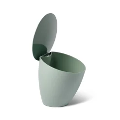 Mepal Kitchen Tools & Utensils^Calypso Counter Top Food Waste Bin, 2.2 Litre, Nordic Sage