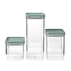 Mepal Tableware Brands|Food Storage & Containers^Omnia 3 Piece Set Food Storage Box, Nordic Sage