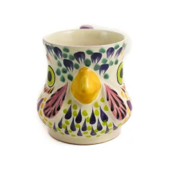 Gorky Pottery Mexican Ingredients|Tableware Brands^Mexican Hand Painted Rooster Mug with Orange Detail