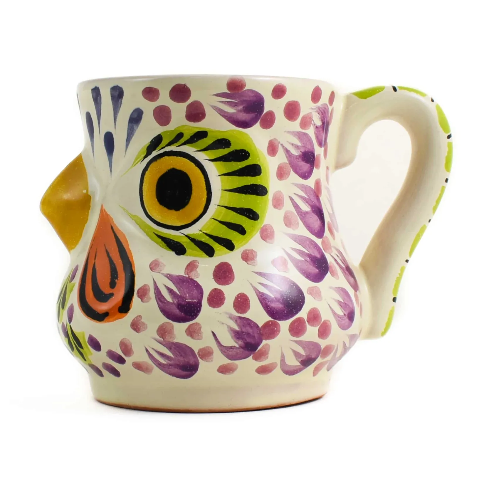 Gorky Pottery Mexican Ingredients|Tableware Brands^Mexican Hand Painted Rooster Mug with Green Detail