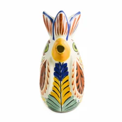 Gorky Pottery Mexican Ingredients|Jugs & Bottles^Mexican Hand Painted Yellow Rooster Pitcher