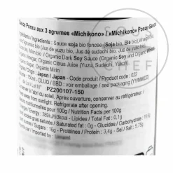 Bando Foods Ingredients Brands|Japanese Ingredients^Michikono 3 Citrus Ponzu Sauce, 150ml