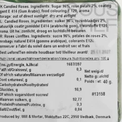 Mill & Mortar Middle Eastern Ingredients|Baking Ingredients^Crystallised Rose Pieces, 40g