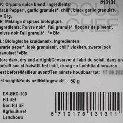 Mill & Mortar Italian Ingredients|Herbs & Spices^Organic Double Garlic Pepper, 50g