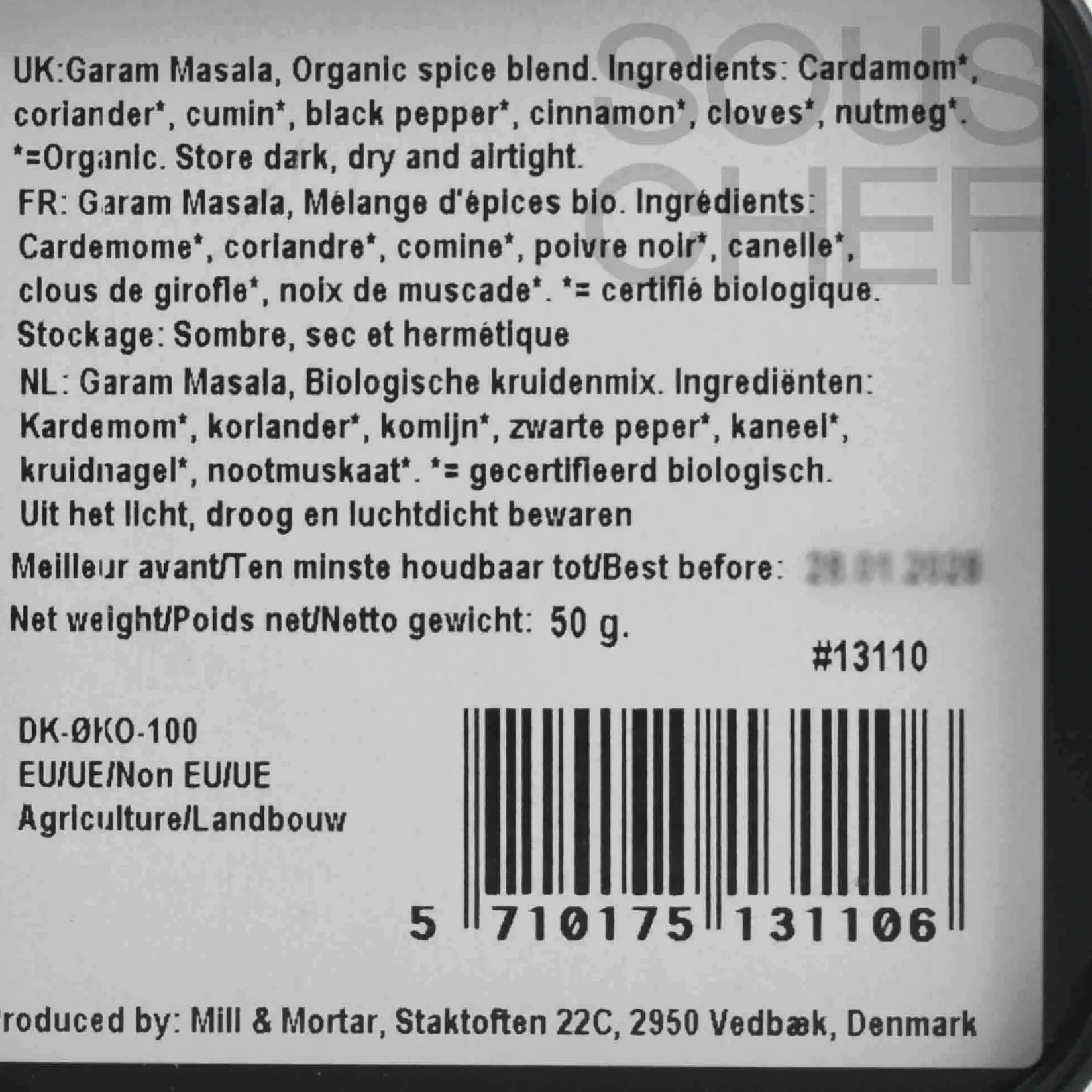 Mill & Mortar Indian Ingredients|Herbs & Spices^Organic Garam Masala, 50g