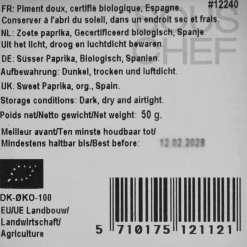 Mill & Mortar Ingredients Brands|Spanish Ingredients^Organic Murcia Sweet Paprika, 50g