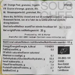 Mill & Mortar Middle Eastern Ingredients|Baking Ingredients^Organic Orange Peel, 30g