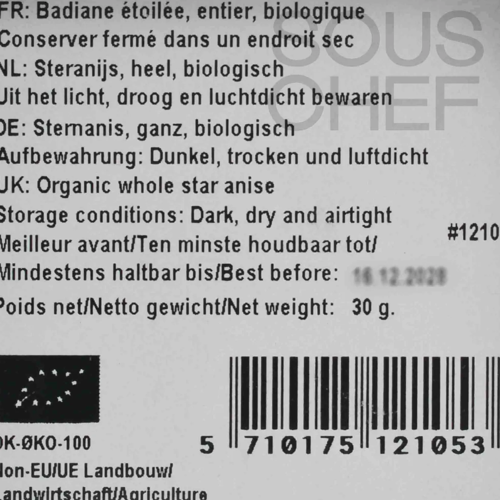 Mill & Mortar Ingredients Brands|Chinese Ingredients^Organic Star Anise, 30g