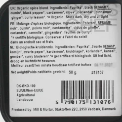 Mill & Mortar Indian Ingredients|Herbs & Spices^Organic Tandoori Masala, 50g