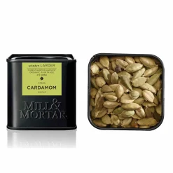 Mill & Mortar Ingredients Brands|Indian Ingredients^Organic Whole Green Cardamom, 25g