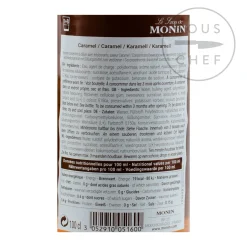 Monin Ingredients Brands|Drinks^Sugar Free Caramel Syrup, 1 litre