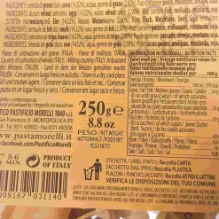 Morelli Italian Ingredients|Pasta, Rice & Beans^Straccetti Eggs Pasta, 250g