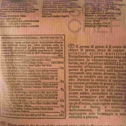 Morelli Ingredients Brands|Italian Ingredients^Tortiglioni Pasta with Wheat Germ, 500g