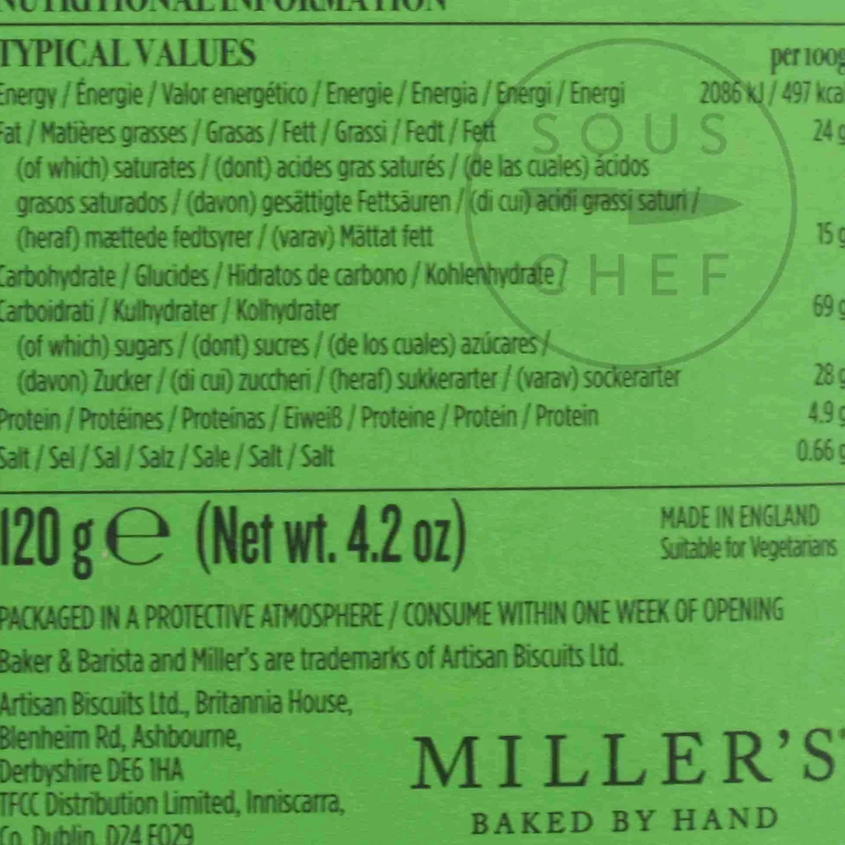 Baker & Barista Cakes & Bakery|Ingredients Brands^Morello Sour Cherry Biscuits, 120g