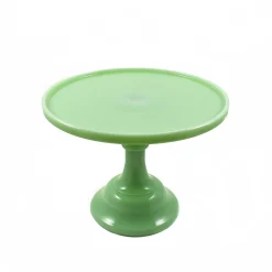 Mosser Glass American Ingredients|Serveware^Jade Milk Glass Cake Stand