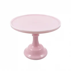 Mosser Glass Serveware|American Ingredients^Pink Milk Glass Cake Stand 10"