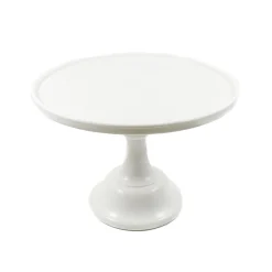 Mosser Glass American Ingredients|Serveware^White Milk Glass Cake Stand