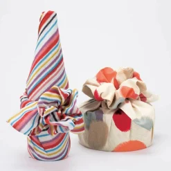 Yamada Seni Tableware Brands|Japanese Ingredients^Multicoloured Stripe Furoshiki Wrapping Cloth