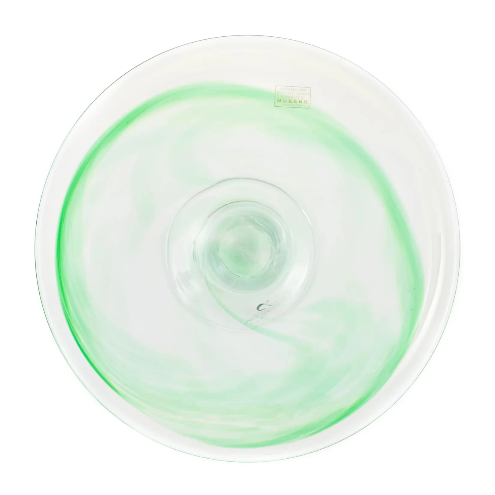Alessandro Coppola Tableware Brands^Murano Glass Green Cake Stand, 25cm