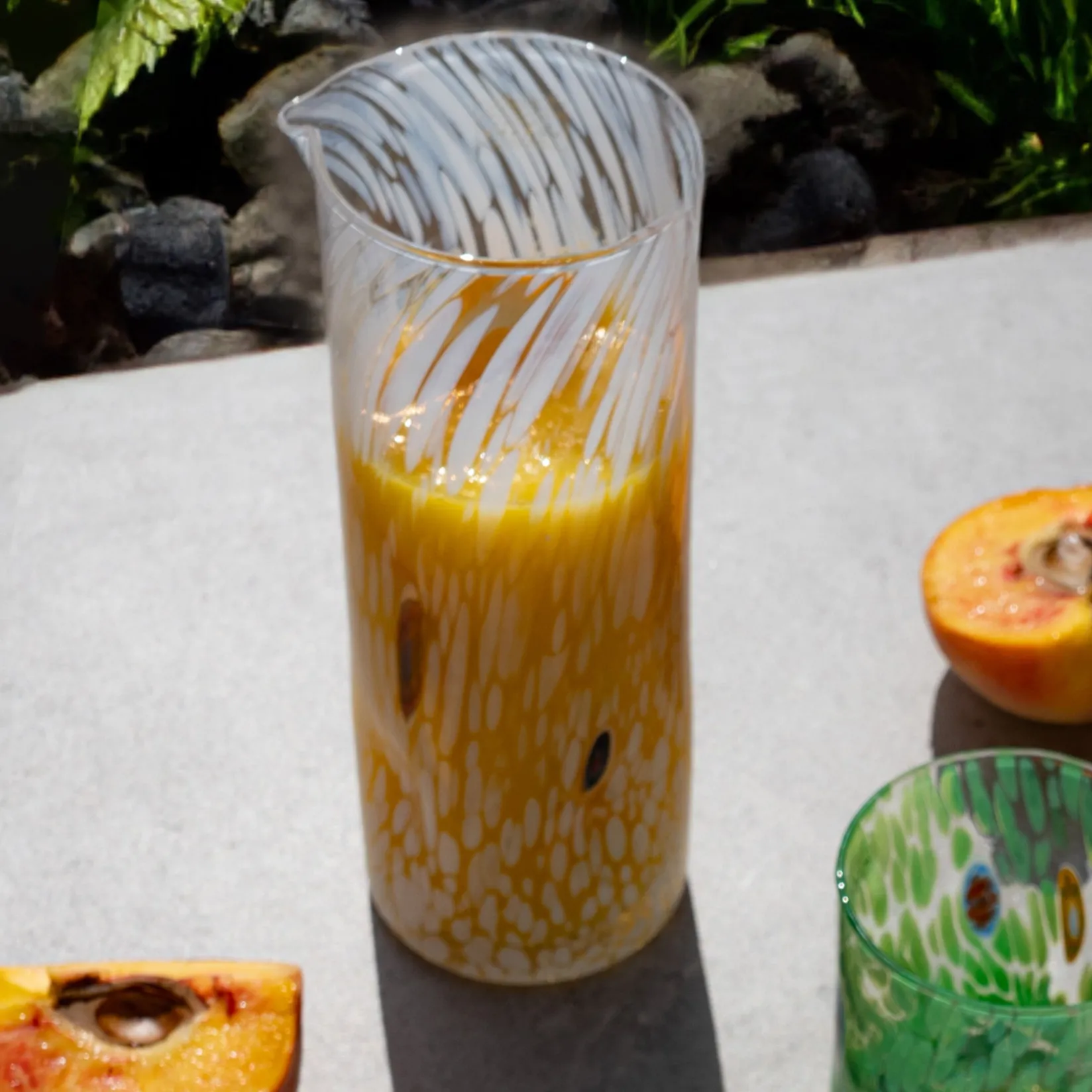 Alessandro Coppola Jugs & Bottles|Tableware Brands^Murano Glass Tall Pitcher, White