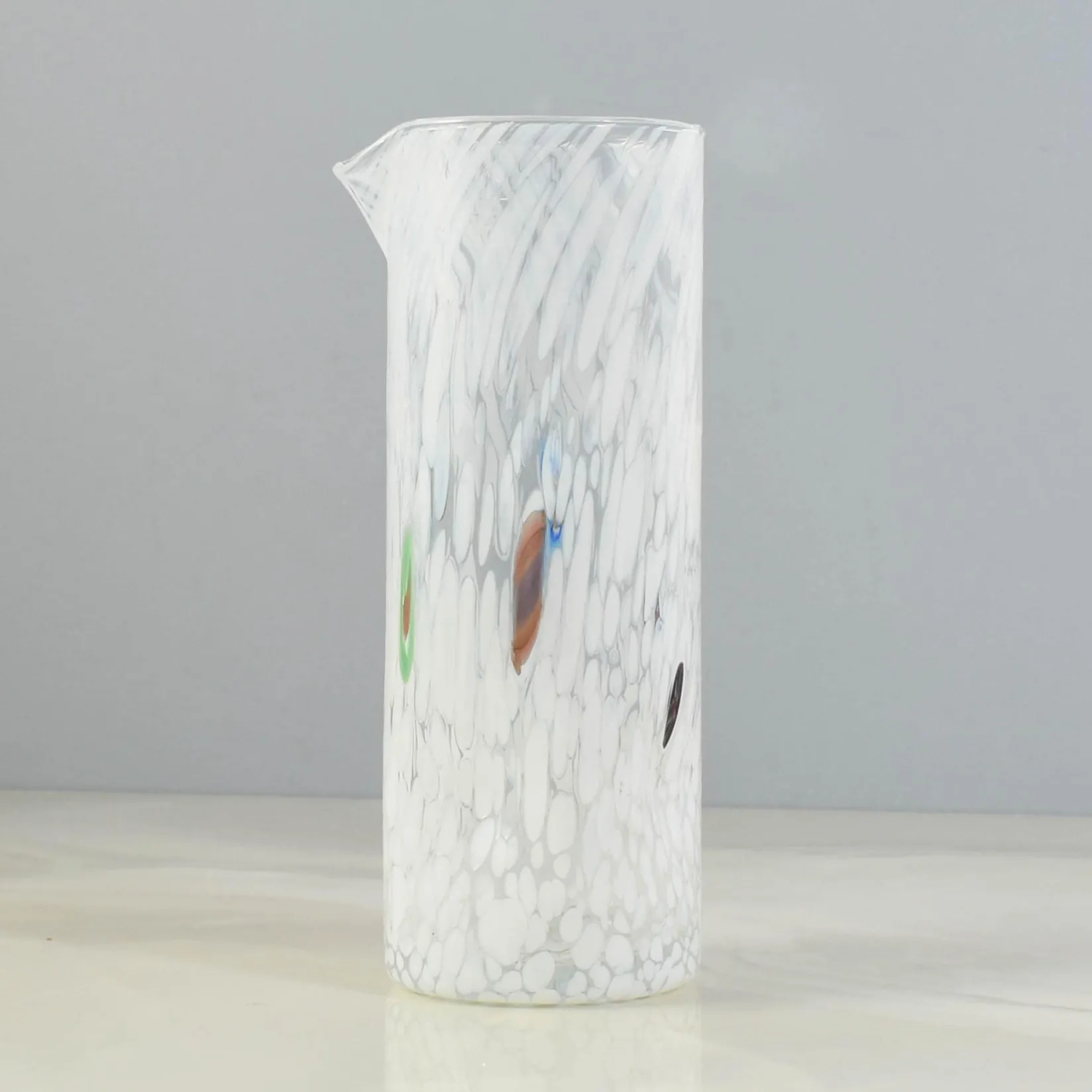 Alessandro Coppola Jugs & Bottles|Tableware Brands^Murano Glass Tall Pitcher, White