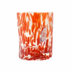 Alessandro Coppola Table Setting|Drinking Glasses^Murano Glass Tumbler, Orange