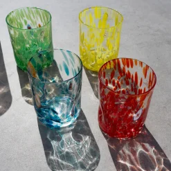Alessandro Coppola Table Setting|Drinking Glasses^Murano Glass Tumbler, Yellow