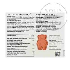 Artisan Biscuits Ingredients Brands|Made In The Uk^My Favourite Bear Raspberry Biscuits, 100g