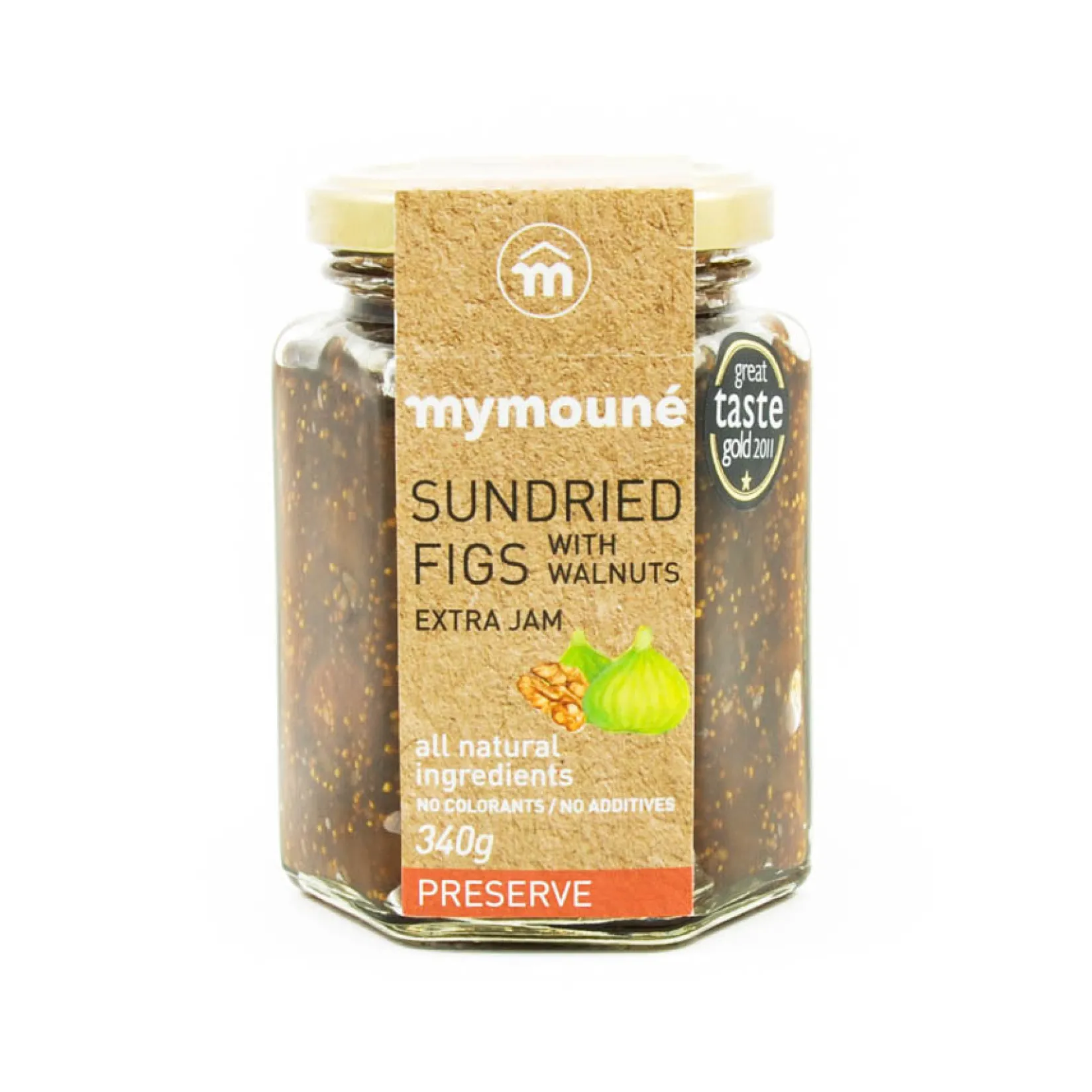 Mymoune Ingredients Brands|Middle Eastern Ingredients^Fig Jam with Walnuts, 340g