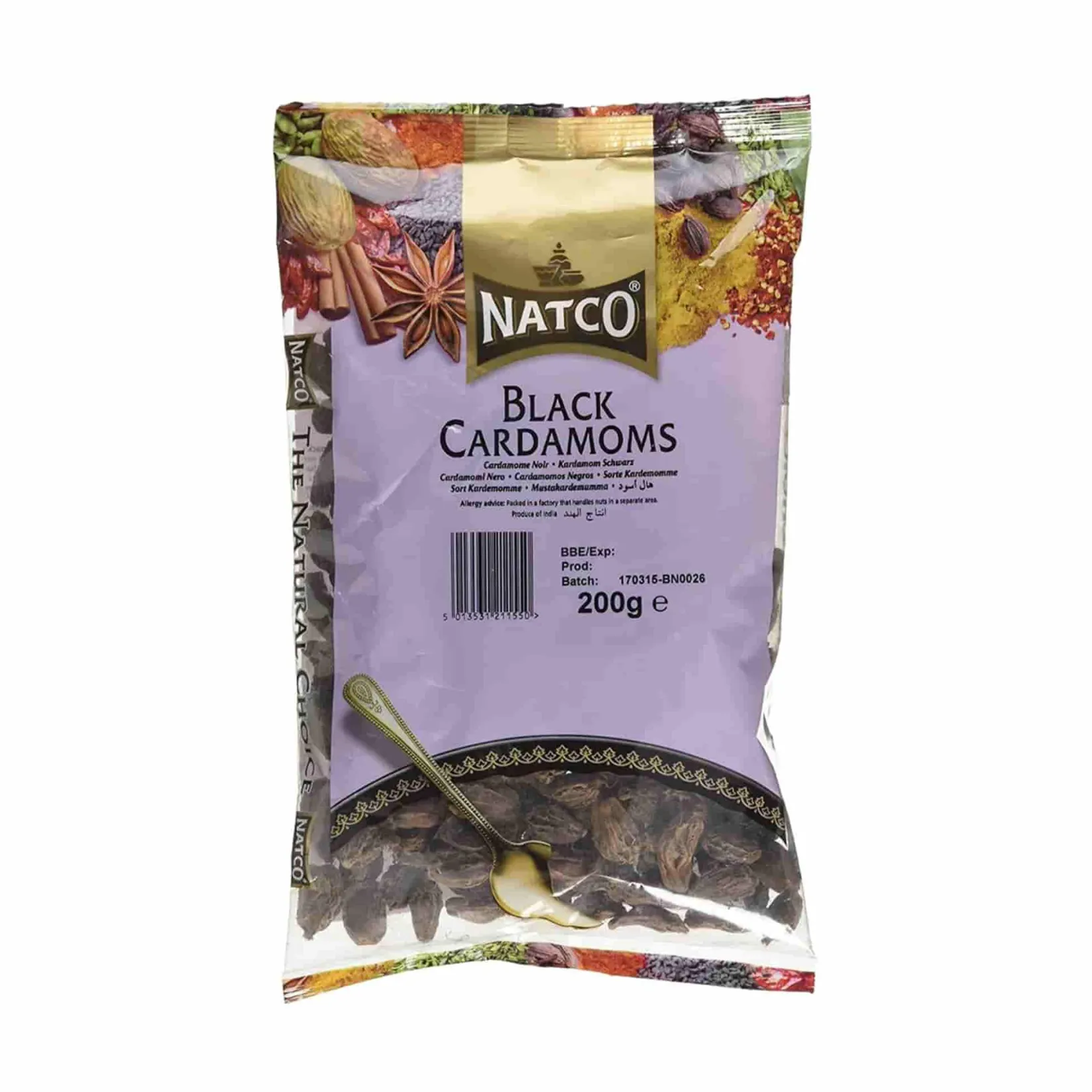 Natco Indian Ingredients|Herbs & Spices^Black Cardamom