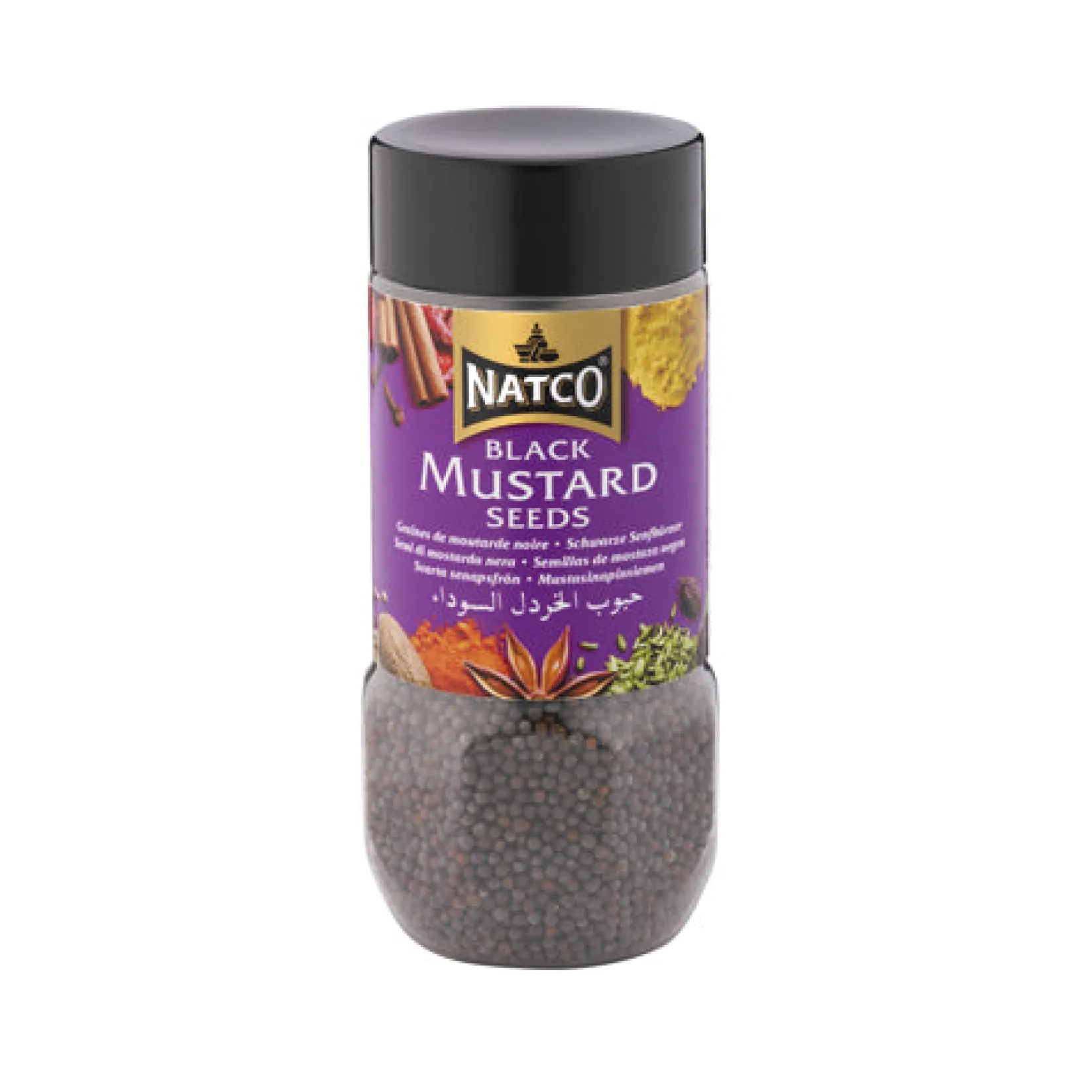 Natco Indian Ingredients|Herbs & Spices^Black Mustard Seeds, 100g