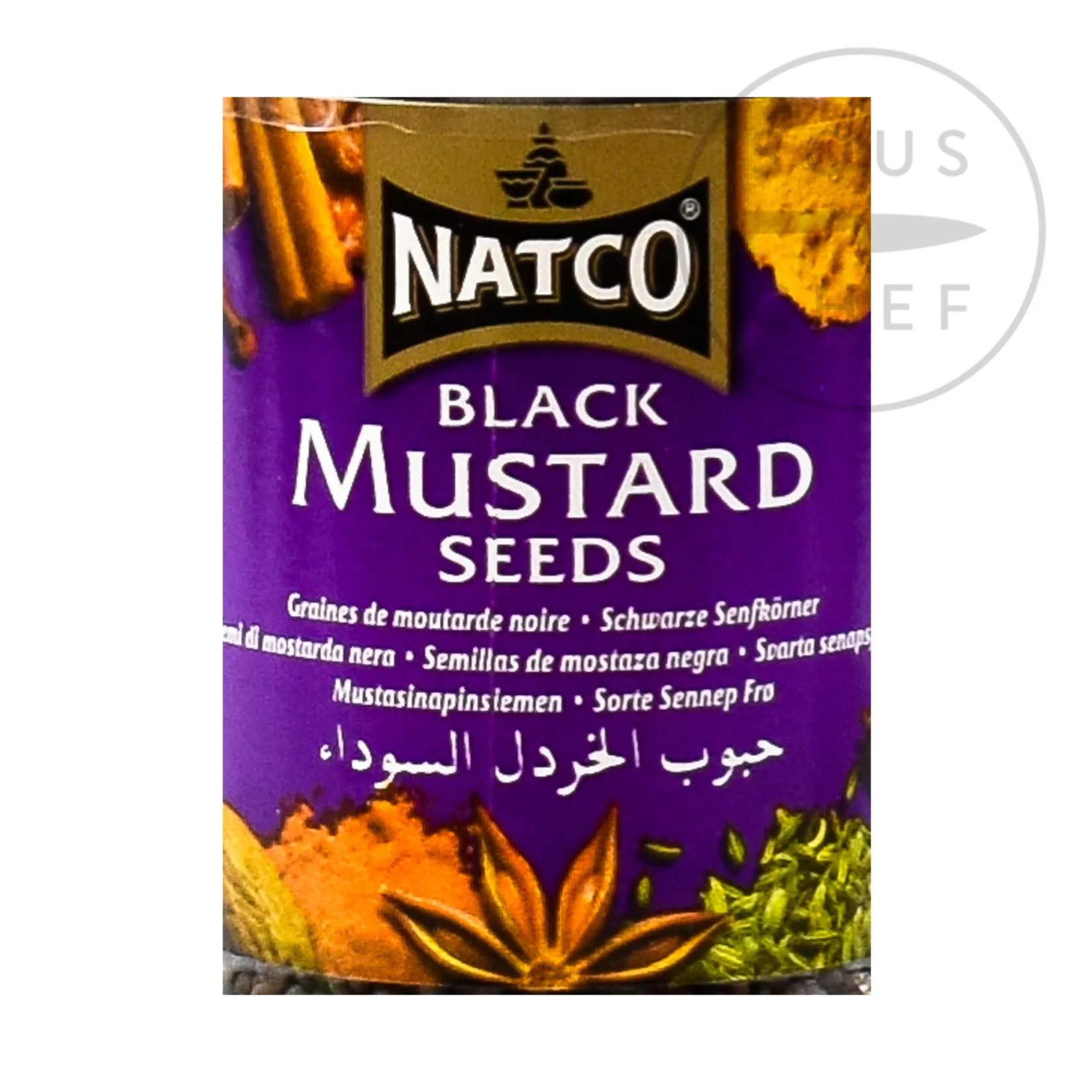 Natco Indian Ingredients|Herbs & Spices^Black Mustard Seeds, 100g