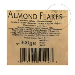 Natco Ingredients Brands|Indian Ingredients^Flaked Almonds, 300g