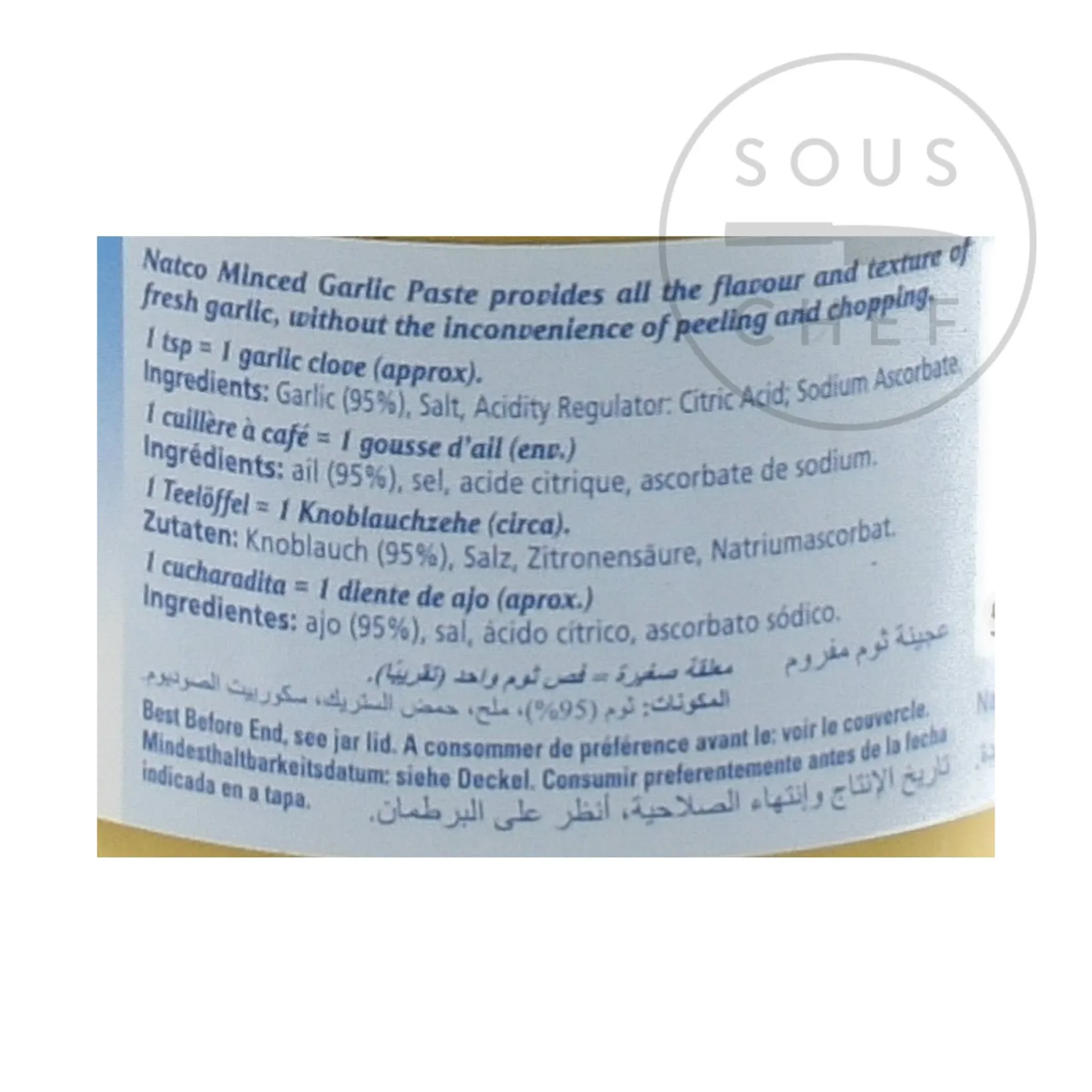 Natco Indian Ingredients|Sauces & Condiments^Garlic Paste, 190g