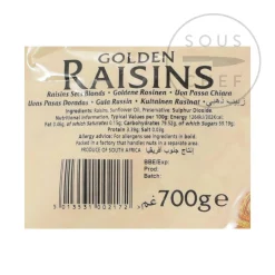 Natco Ingredients Brands|Indian Ingredients^Golden Raisins, 700g