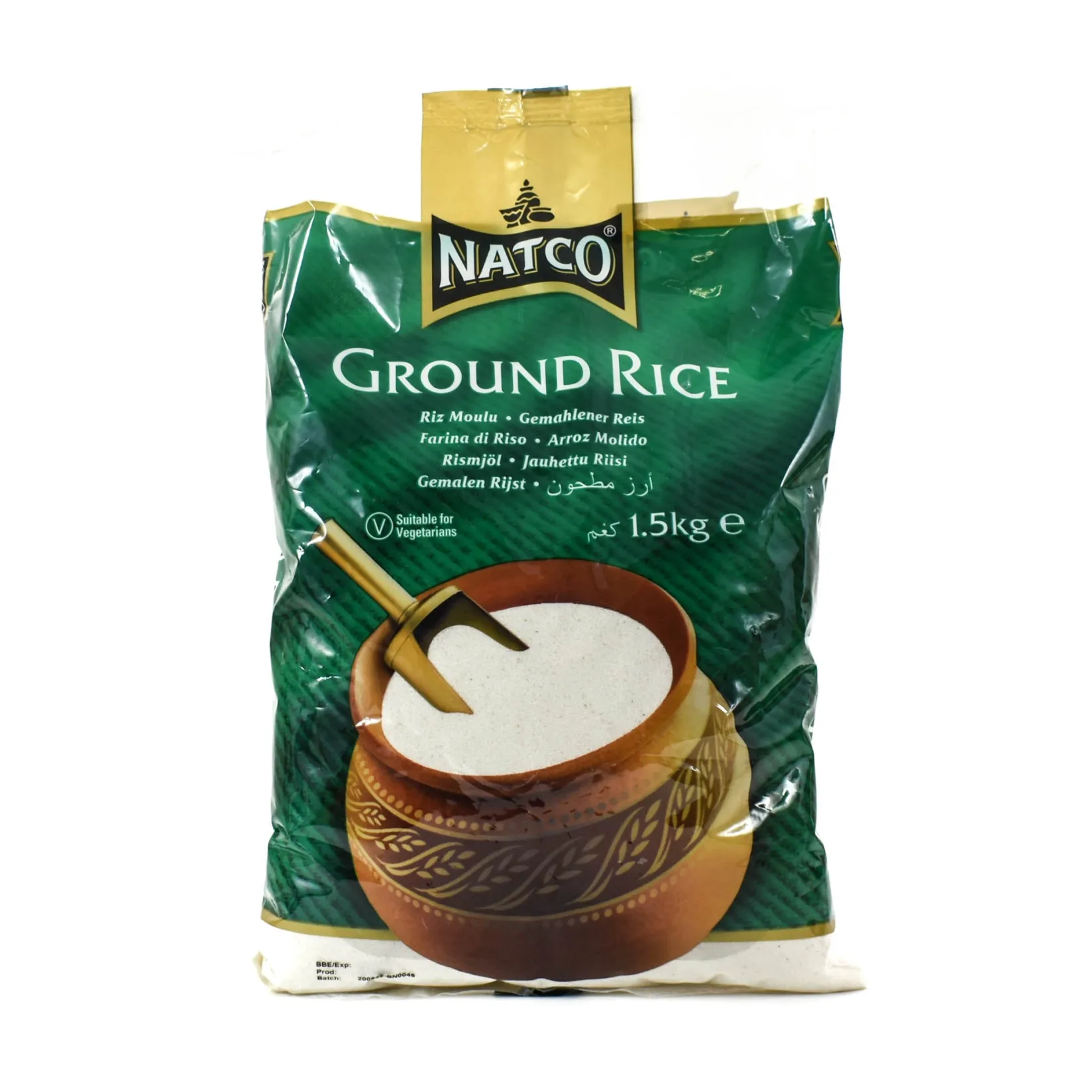 Natco Indian Ingredients|Pasta, Rice & Beans^Ground Rice, 1.5kg