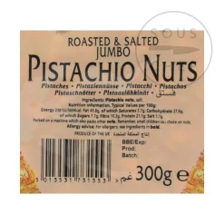 Natco Ingredients Brands|Indian Ingredients^Roasted & Salted Pistachios, 300g