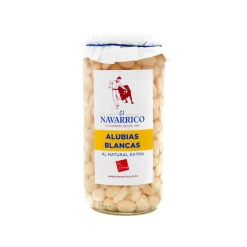 Navarrico Spanish Ingredients|Pasta, Rice & Beans^Alubias - Haricot Beans, 720g