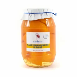 Navarrico Ingredients Brands|Spanish Ingredients^Hand-Peeled Peach Halves in Syrup, 950g
