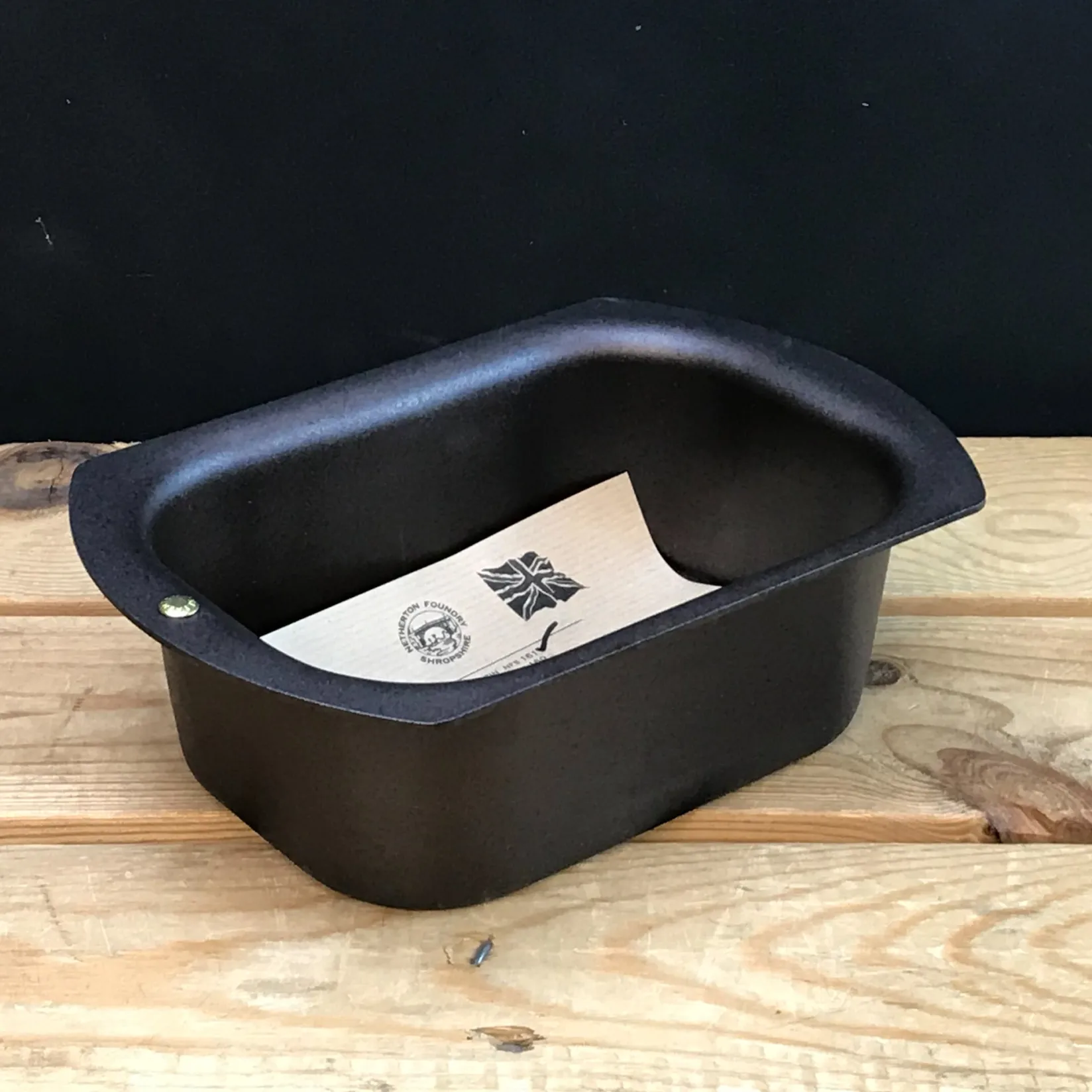 Netherton Foundry Baking Supplies & Equipment^Spun Iron Loaf Tin, 1lbs