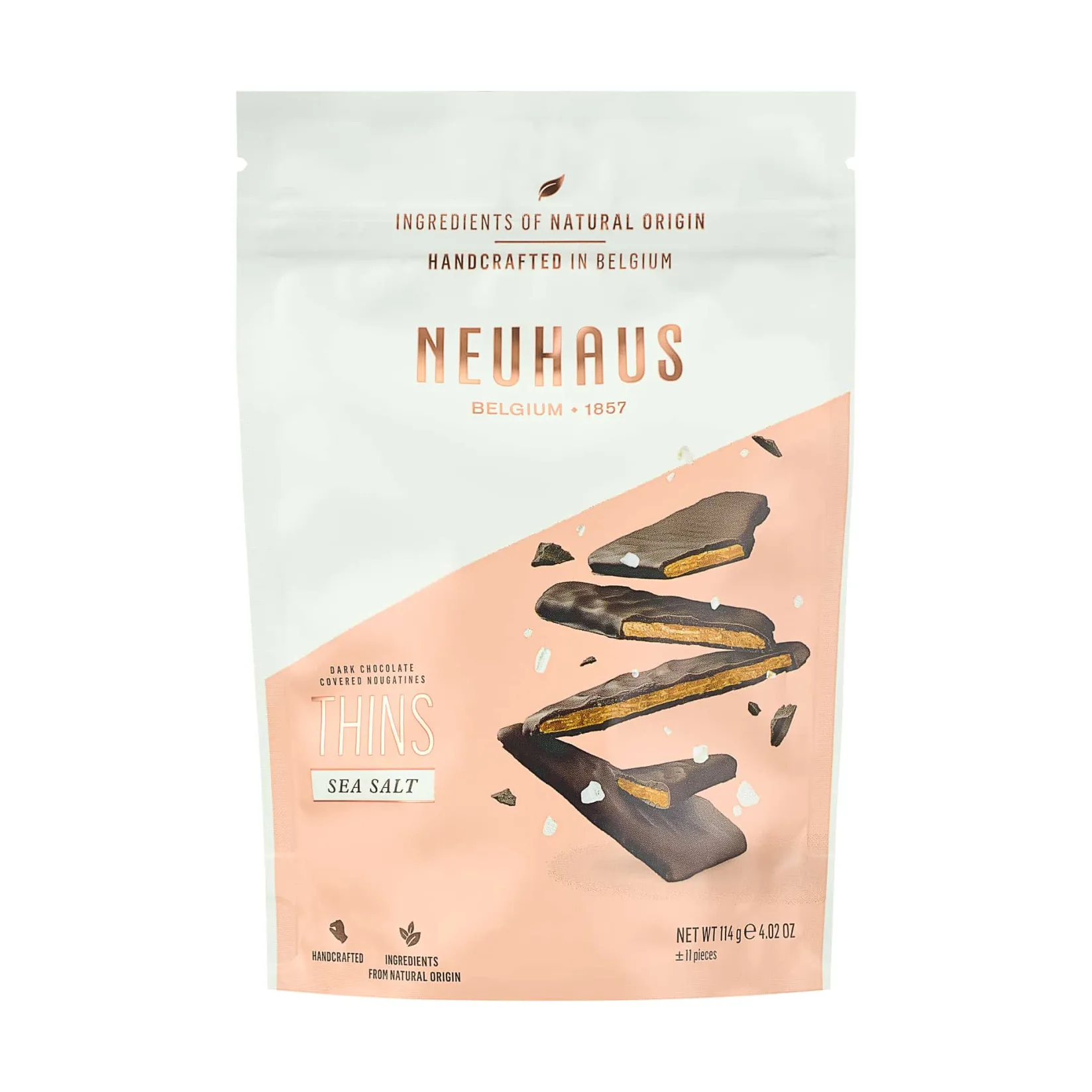 Neuhaus Ingredients Brands|Chocolate & Sweets^Chocolate Sel De Guerande Thins, 114g