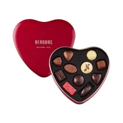 Neuhaus Ingredients Brands|French Ingredients^Red Metal Heart Belgian Chocolates, 124g