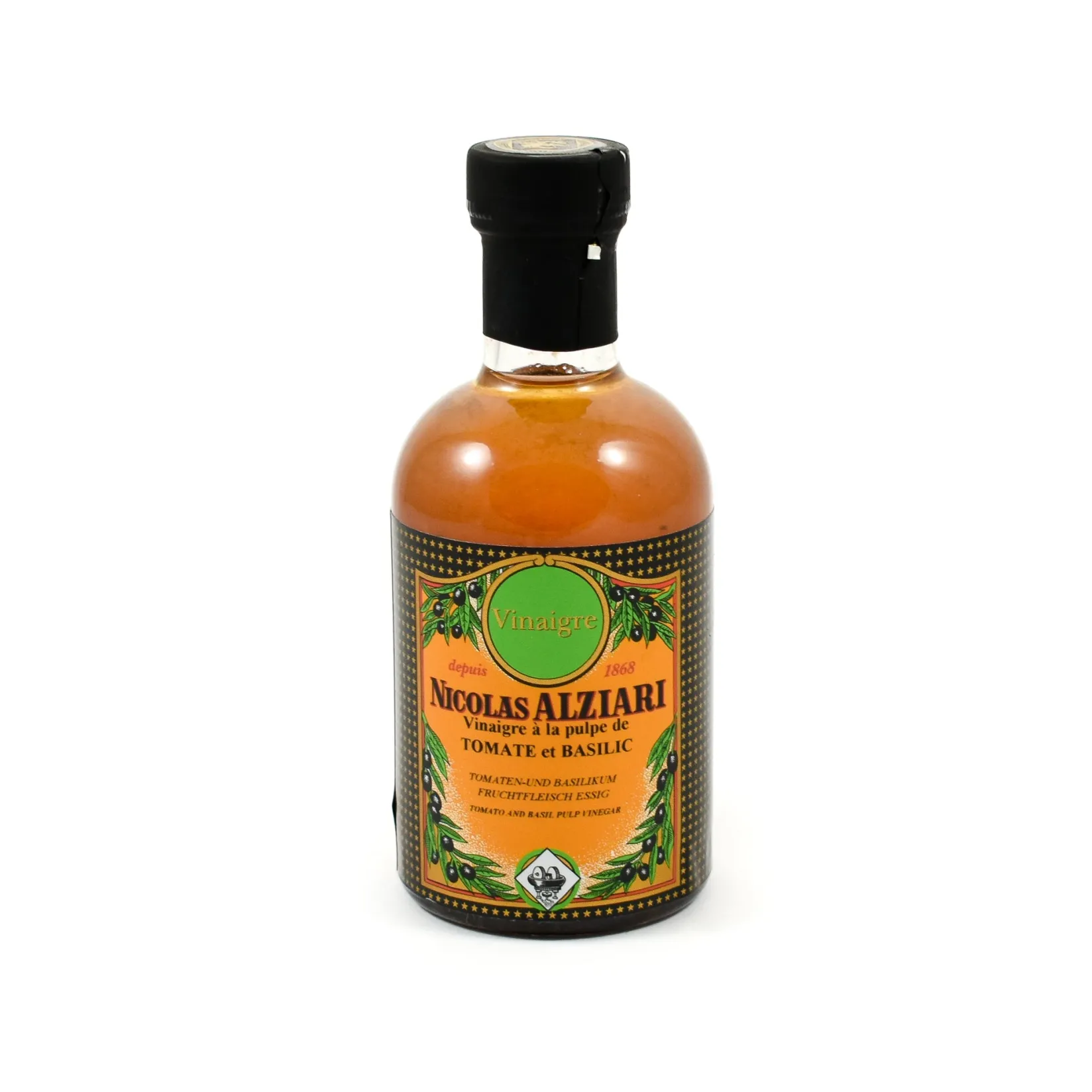 Nicolas Alziari Ingredients Brands|French Ingredients^Tomato & Basil Vinegar, 200ml