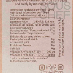 Nobleza del Sur Spanish Ingredients|Oil, Vinegar & Dressings^Early Harvest 