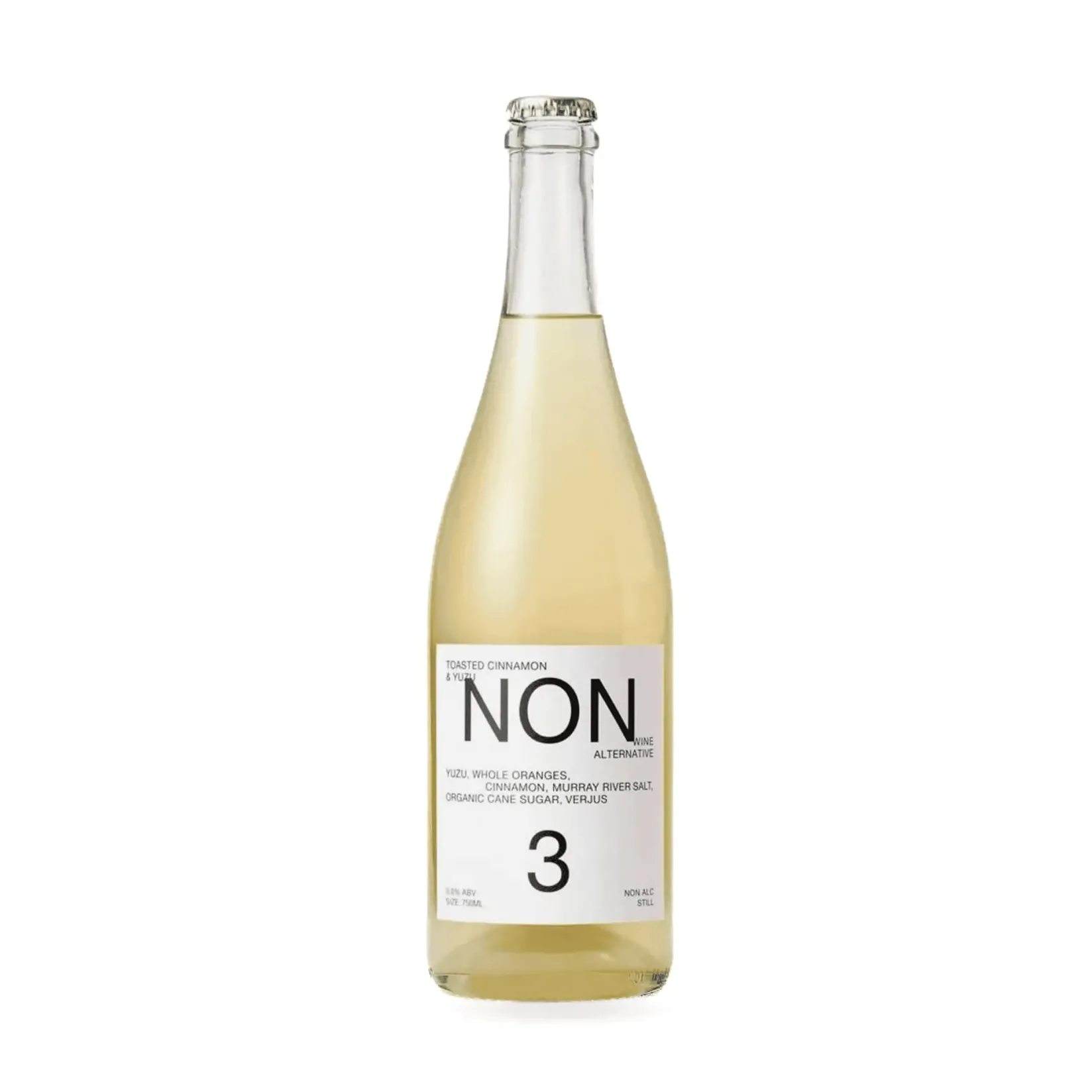 NON Ingredients Brands|Drinks^3 Toasted Cinnamon & Yuzu Alcoholic Wine, 750ml