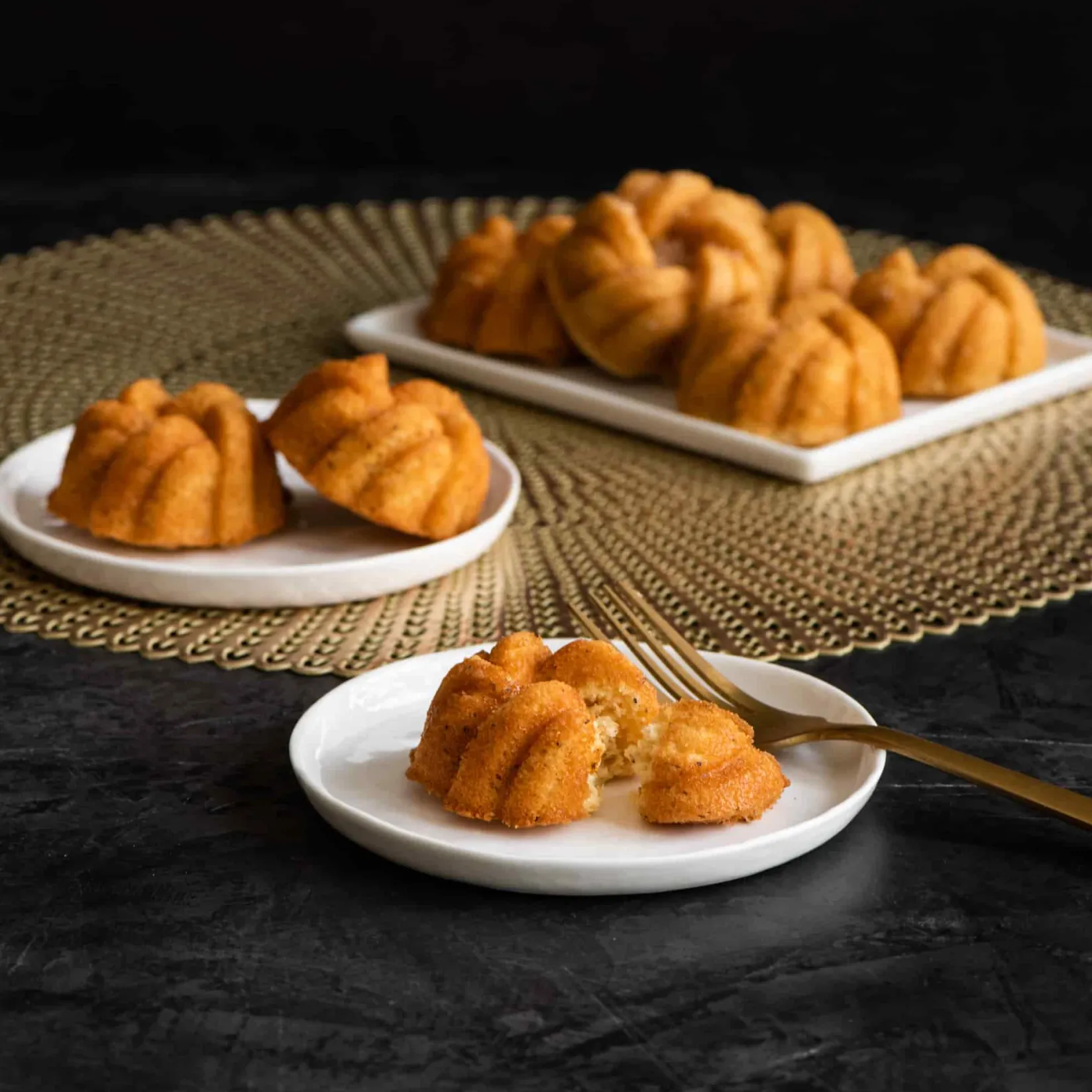 NordicWare Baking Supplies & Equipment^Gold Braided Mini Bundt Pan