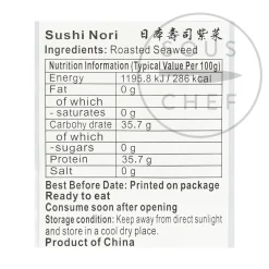 Kaitatuya Japanese Ingredients|Vegetables^Nori Sheets, 28g