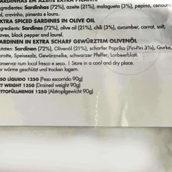 Nuri Tinned Fish & Seafood|Ingredients Brands^Extra Spiced Sardines in Olive Oil, 125g