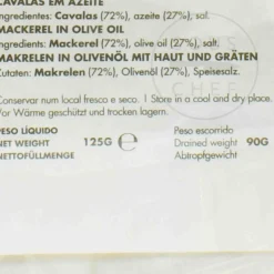 Nuri Ingredients Brands|Tinned Fish & Seafood^Mackerel in Olive Oil, 125g